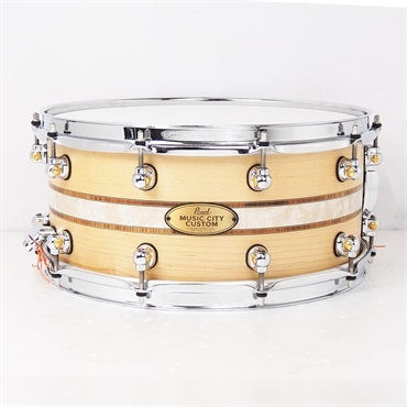USED 中古 MCCM1465S/C #1001 [Music City Custom USA Solid Shell Snare Drums，Maple 14×6.5]