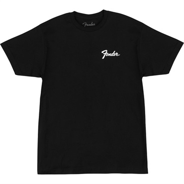 FENDER(R) TRANSITION LOGO TEE BLACK (M size)(#9192502406)