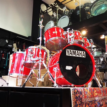 YAMAHA USED 中古 80s YD9000RG 7pc Drum Kit -Hot Red- [22BD，8TT，10TT，12TT，13TT，14TT，16FT/Made In Japan]