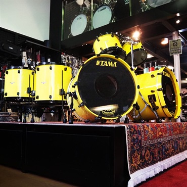 TAMA 【LIMITED EDITION】Lars Ulrich 40th Anniversary Signature Drum Kit-Exclusive Yellow Finish-[LU62GBS]