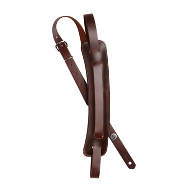 John Lennon Guitar Strap [Brown Leather with Shoulder Pad/19JL01]