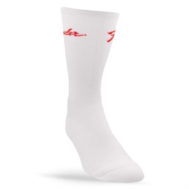 FGA301-100-L FENDER(R) STOMPSOCKS FEAT TOE TAP TECHNOLOGY WHITE (LARGE)