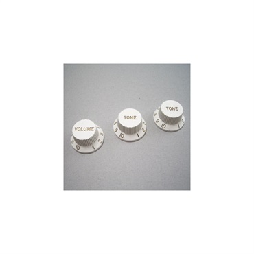 Selected Parts/Strat 1V2T knob set White[817]