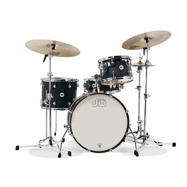 dw DDLM2004BL [Design Series Frequent Flyer 4-Piece Kit / Black Satin]【シンバル、ハードウェア別売】