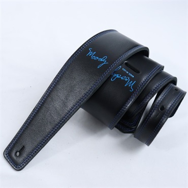 Leather-Leather 2.5 Long [Black-Black w/Blue Stitch]