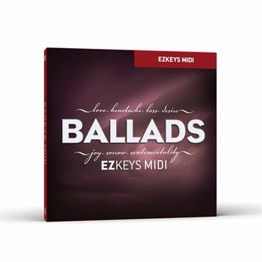 【トゥーントラックドラム系スーパーセール！】KEYS MIDI - BALLADS (トゥーントラック)(EZKEYS)(オンライン納品)(2時間以内に納品)