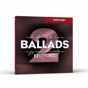 TOONTRACK KEYS MIDI - BALLADS 2 (トゥーントラック)(EZKEYS)(オンライン納品)(2時間以内に納品)