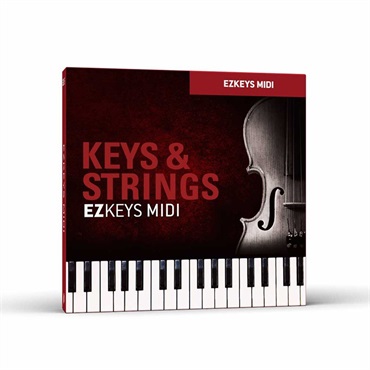 TOONTRACK 【トゥーントラックドラム系スーパーセール！】KEYS MIDI - KEYS & STRINGS (トゥーントラック)(キーズミディ)(オンライン納品)(2時間以内に納品)