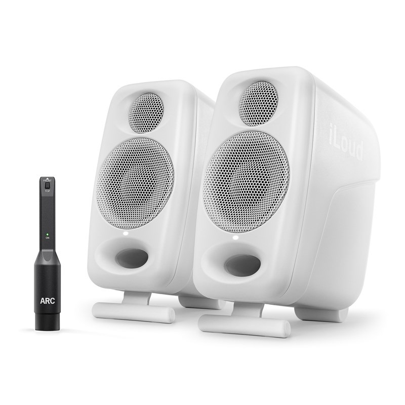 【夏先取り大特価セール】iLoud Micro Monitor Pro White Pair(ホワイト)(ペア)(アイラウド)(ARCルーム補正機能内蔵モニタースピーカー)の商品画像
