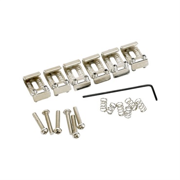 【夏先取り大特価セール】American Vintage Stratocaster Bridge Saddles (6) (Nickel) [0992051000]
