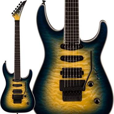 Jackson Pro Plus Series Soloist SLA3Q (Amber Blue Burst/Ebony)