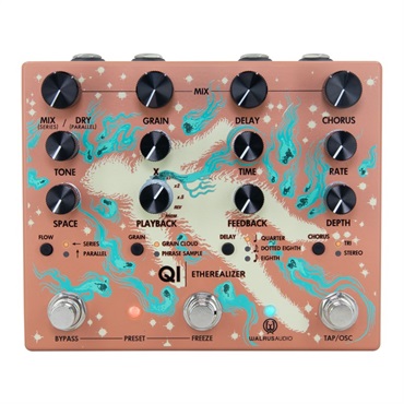 Qi Etherealizer #TC（Terracotta）WAL-QIET（ウォルラスオーディオ）ディレイ/コーラス/グラニュラー