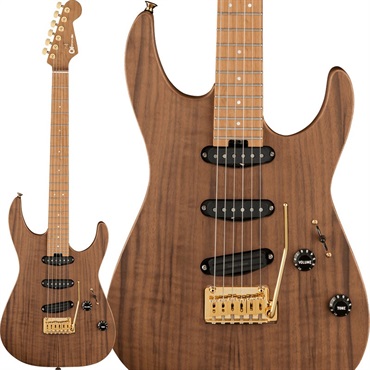 Pro-Mod DK22 SSS 2PT CM Mahogany with Walnut (Natural/Caramelized Maple)