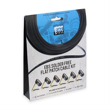 EBS SFC-K6J [Solder-Free Flat Patch Cable Kit] (ケーブル1.5m / L型プラグ 6個セット)