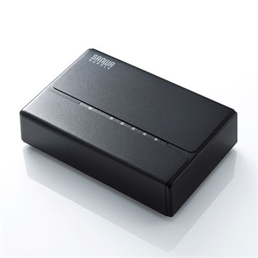 SANWA SUPPLY LAN-SWHP501BK (スイッチングハブ)(サンワサプライ)