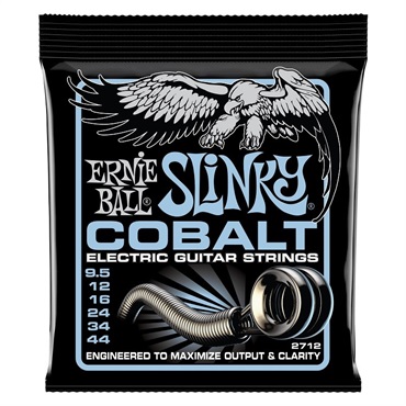 ERNIE BALL Primo Slinky Cobalt Electric Guitar Strings 9.5-44 Gauge Strings #2721