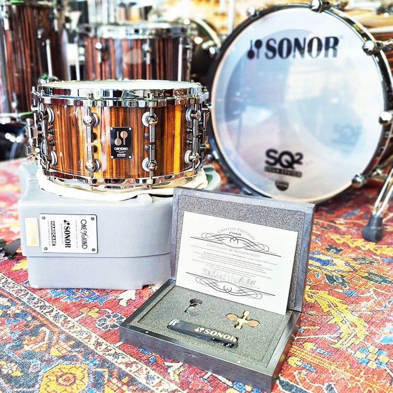 USED 中古 OOAK15-1407SDWD BC [2015：One of A Kind Snare Drum　14×7 - Black Chacate] 【全世界80台限定モデル】の商品画像