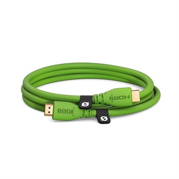 RODE HDMIケーブル 1.5m(グリーン)(ロード)(4K60P対応)(HDMI 2.0規格)