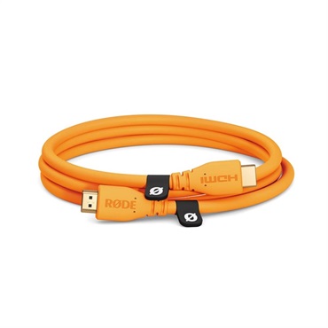 HDMIケーブル 1.5m(オレンジ)(ロード)(4K60P対応)(HDMI 2.0規格)