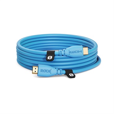 RODE HDMIケーブル 3m(ブルー)(ロード)(4K60p/18Gbps)(HDMI 2.0規格)
