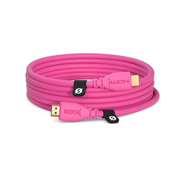 HDMIケーブル 3m(ピンク)(ロード)(4K60p/18Gbps)(HDMI 2.0規格)