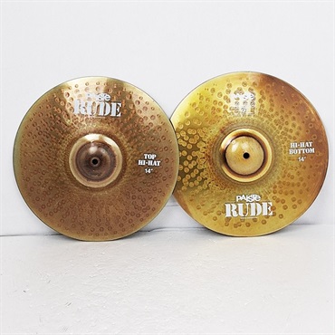 USED 中古 RUDE HiHat 14 Pair [Top:886g/Bottom:1164g]