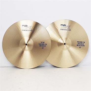 USED 中古 1986s Formula 602Medium HiHat 15 Pair[Top:1024g/Bottom:1170g]