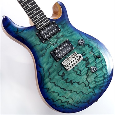 P.R.S. SE Custom 24 Burled Ash Limited Edition (Lake Blue)