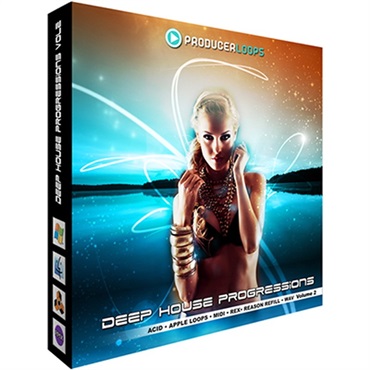 PRODUCER LOOPS DEEP HOUSE PROGRESSIONS VOL.2(オンライン納品)(2時間以内に納品)