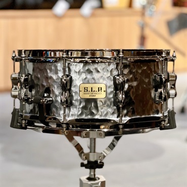 LST146H [S.L.P. Expressive Hammered Steel Snare Drum 14×6]【店頭展示特価品】