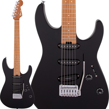 Pro-Mod Series DK22 SSS 2PT CM (Gloss Black/Caramelized Maple)