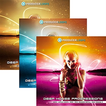 DEEP HOUSE PROGRESSIONS BUNDLE (VOLS 1-3)(オンライン納品)(2時間以内に納品)