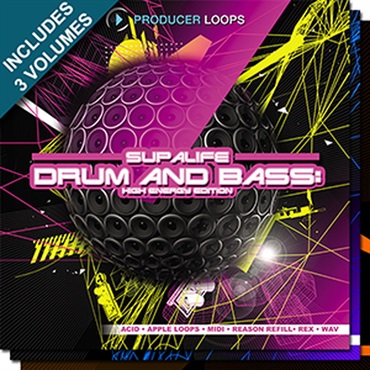 SUPALIFE DRUM&BASS BUNDLE HARD& DARK& HIGH ENERGY(オンライン納品)(2時間以内に納品)