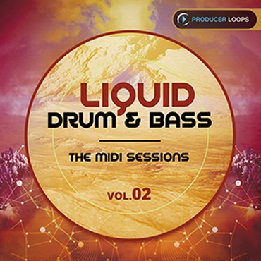 LIQUID DRUM  BASS THE MIDI SESSIONS VOL 2(オンライン納品)(2時間以内に納品)