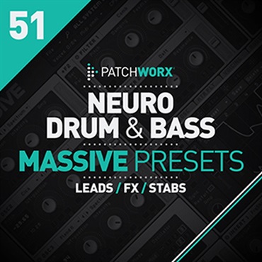 NEURO DRUM & BASS MASSIVE PRESETS(オンライン納品)(2時間以内に納品)