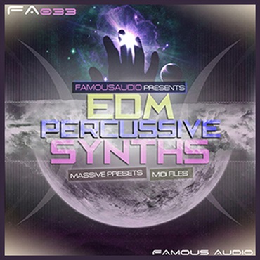 EDM PERCUSSIVE SYNTHS MASSIVE PRESETS(オンライン納品)(2時間以内に納品)