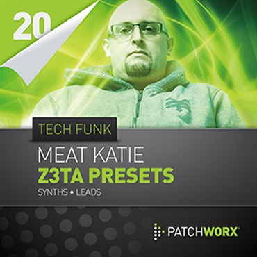 MEAT KATIE TECH FUNK SYNTHS Z3TA PRESETS(オンライン納品)(2時間以内に納品)