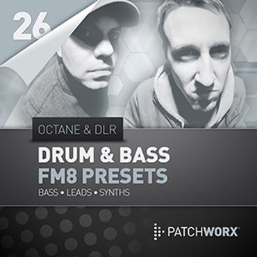 OCTANE & DLR - DRUM & BASS FM8 PRESETS(オンライン納品)(2時間以内に納品)