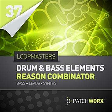 LOOPMASTERS / DRUM&BASS ELEMENTS REASON COMBINATOR(オンライン納品)(2時間以内に納品)
