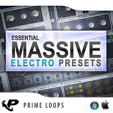 ESSENTIAL ELECTRO PRESETS FOR MASSIVE(オンライン納品)(2時間以内に納品)