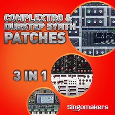 COMPLEXTRO & DUBSTEP SYNTH PATCHES 3 IN 1(オンライン納品)(2時間以内に納品)