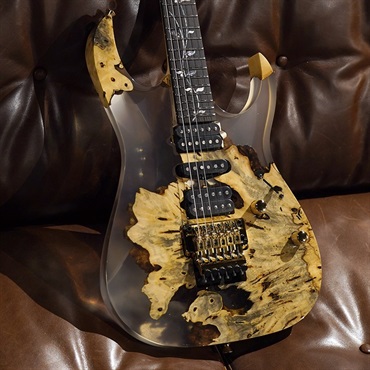 Ibanez Ikebe 50th Anniversary j-custom IKRG50TH Buckeye Burl (Smoke Reisn) SN.A25307