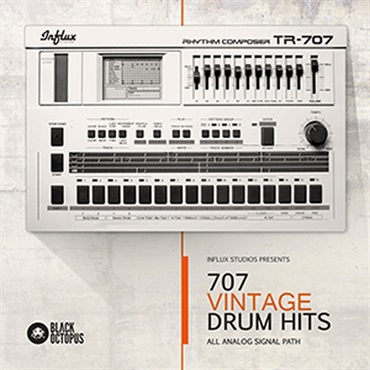 TR-707 VINTAGE DRUM HITS BY INFLUX STUDIOS(オンライン納品)(2時間以内に納品)