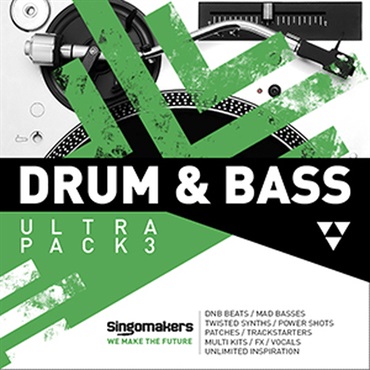 SINGOMAKERS DRUM & BASS ULTRA PACK 3(オンライン納品)(2時間以内に納品)