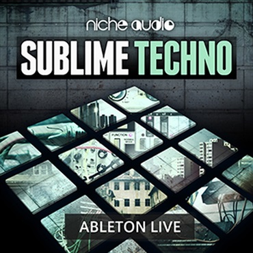 NICHE AUDIO SUBLIME TECHNO - ABLETON(オンライン納品)(2時間以内に納品)