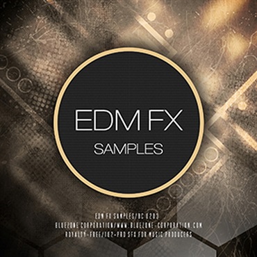 BLUEZONE EDM FX SAMPLES(オンライン納品)(2時間以内に納品)