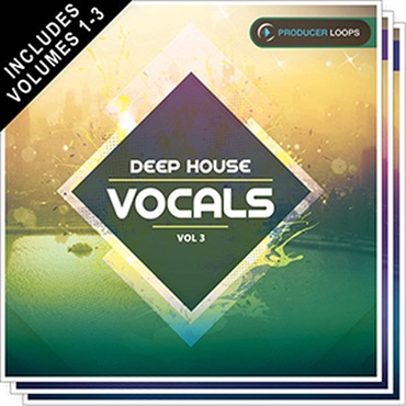 DEEP HOUSE VOCALS BUNDLE (VOLS 1-3)(オンライン納品)(2時間以内に納品)
