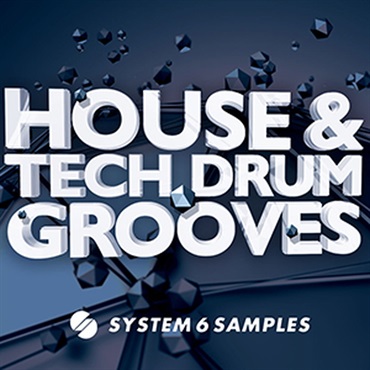 HOUSE & TECH DRUM GROOVES(オンライン納品)(2時間以内に納品)