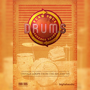 BIG FISH AUDIO FUNK SOUL VINTAGE DRUM LOOPS(オンライン納品)(2時間以内に納品)
