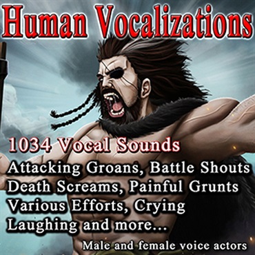 HUMAN VOCALIZATIONS(オンライン納品)(2時間以内に納品)